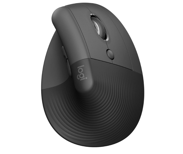 Logitech Lift Vertical Ergonomic Wireless Mouse $49.99 1 Logitech