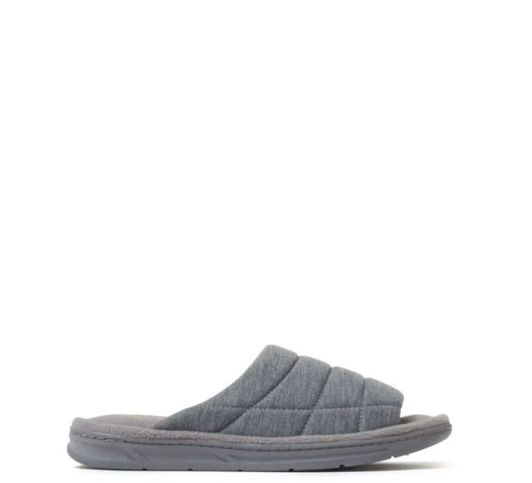 Dearfoams Cozy Comfort Men's Quilted Jersey Slide Slippers $5 25 Dearfoams