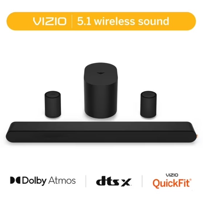 VIZIO 5.1 Soundbar with Dolby Atmos $128 13 VIZIO
