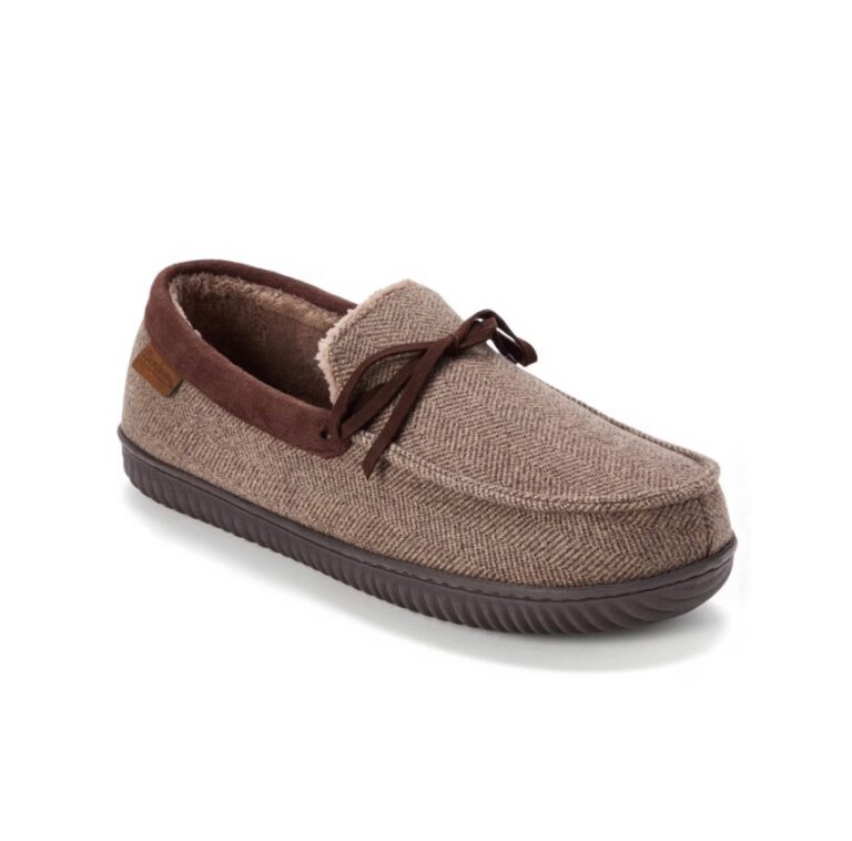 Dearfoams Cozy Comfort Men's Moccasin Slippers $8 19 Dearfoams