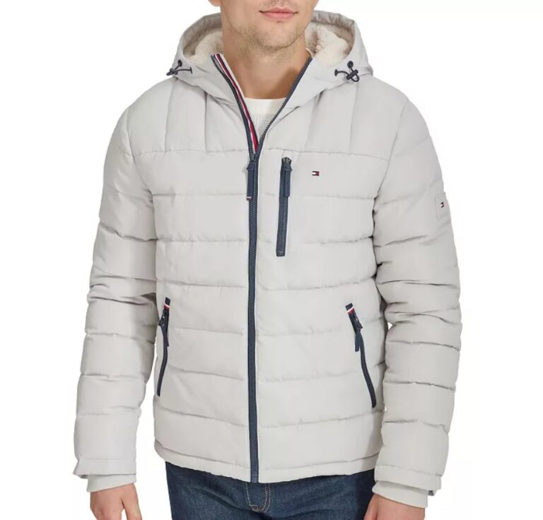 Tommy Hilfiger Men's Sherpa Lined Hooded Puffer Jacket $68 7 Tommy Hilfiger