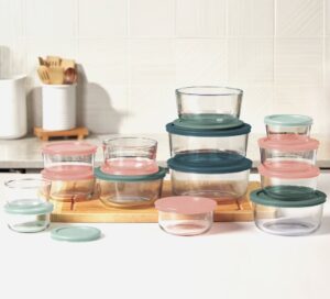 28-Piece Pyrex Simply Store Glass Storage Set with Lids $23.98 11 Pyrex Simply Store