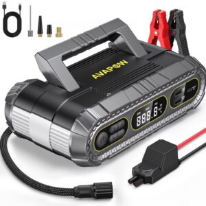 AVAPOW 2000A Jump Starter with Air Compressor $23.99 19 AVAPOW