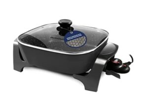 Elite Gourmet 7.5qt Extra Deep Non-stick Electric Skillet w/ Glass Lid $22.99 35 Elite Gourmet