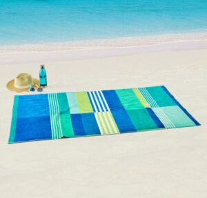 2-Pack Mainstays Broken-Stripe Yarn-Dyed Cotton-Blend Beach Towel (60" x 30") $6.98 21 Mainstays