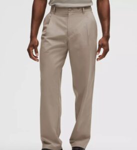 lululemon Men's Woven Classic-Fit Pleated Trouser $59 36 lululemon