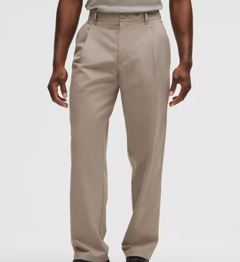 lululemon Men's Woven Classic-Fit Pleated Trouser $59 1 lululemon