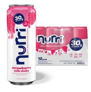 12-Pack Nurri 11pz 30g Protein Strawberry Milk Shake (3 Options) $14.98 24 Nurri