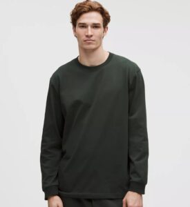 lululemon Men's Heavyweight Cotton Jersey Long-Sleeve Shirt $49 5 lululemon