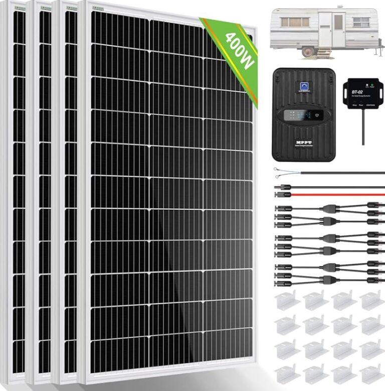 ECO-WORTHY 400W 12V Premium Solar Panel Kit $228.81 7 ECO-WORTHY