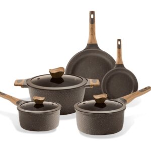 8-Piece Carote Nonstick Granite Cookware Set $49.99 21 Carote