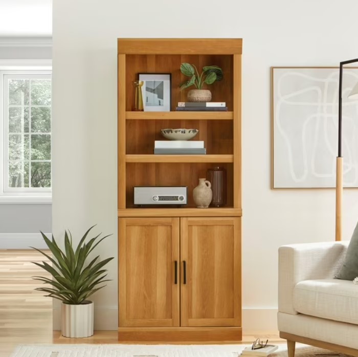 Better Homes & Gardens Glendale 5-Shelf Bookcase With Doors $81.98 17 Better Homes & Gardens