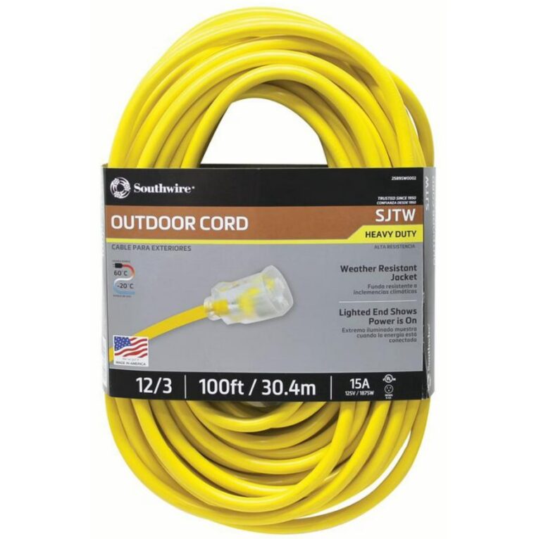 Southwire 100ft 15 Amp SJTW Heavy Duty Electrical Extension Cord $57.35 13 Southwire