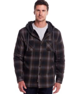 Weatherproof Vintage Men's Sherpa Lined Flannel Hooded Shirt Jacket $18.96 3 Weatherproof Vintage
