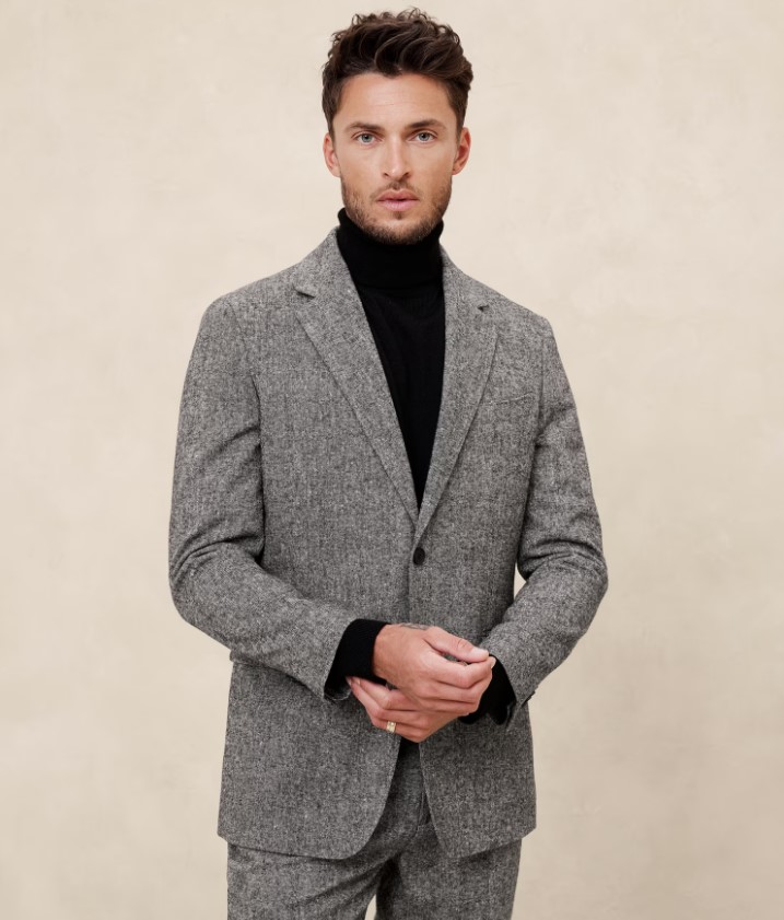 Banana Republic Factory Men's Tailored-Fit Donegal Suit Jacket $69.98 1 Banana Republic Factory