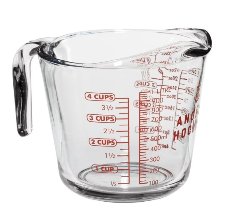 Anchor Hocking 4-Cup Glass Measuring Cup $5.17 17 Anchor Hocking