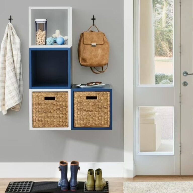 4-Pack Better Homes & Gardens Wall Mounted Cube Shelves $28 11 Better Homes & Gardens