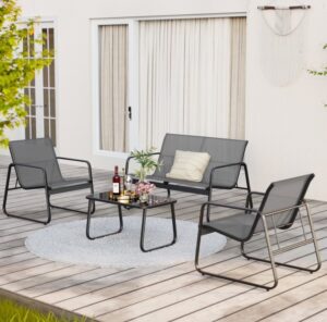 4-Piece Lofka Patio Chairs Set $79.99 5 Lofka