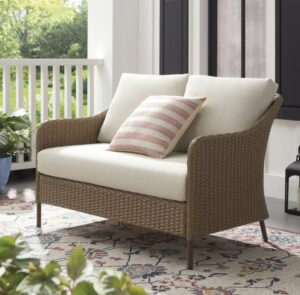 Mainstays Chelsea Outdoor Patio Loveseat $147 14 Mainstays