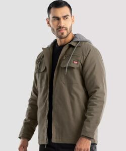 Wrangler Men's Hooded Workwear Quilted Lined Shirt Jacket $29.98 5 Wrangler
