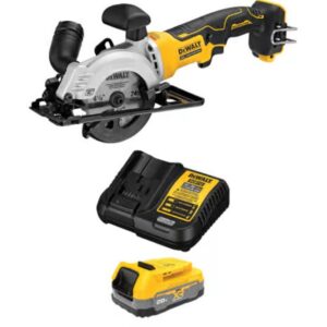 DEWALT ATOMIC 20V MAX 4-1/2 in. Circular Saw with 1.7Ah Battery & Charger $159 7 DEWALT