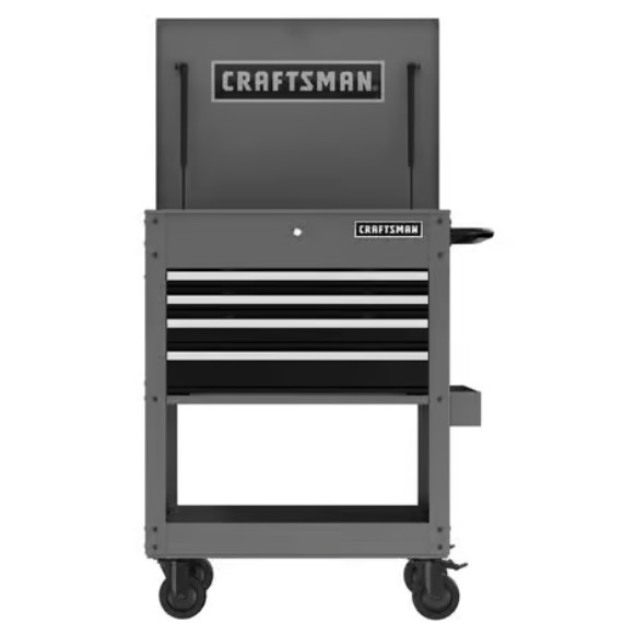 Craftsman 30" 4-Drawer Utility Rolling Tool Cart $249 3 Craftsman