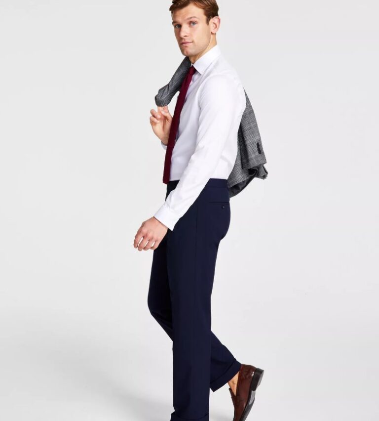 Michael Kors Men's Pleated Solid Classic Fit Pants $18.49 1 Michael Kors