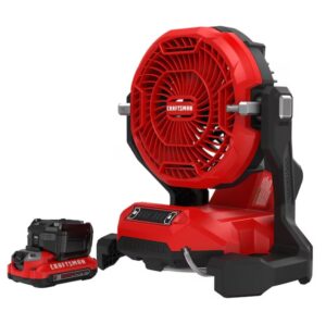 Craftsman 7.5" Outdoor Misting Personal Fan with 1.5Ah Battery & Charger $49 15 Craftsman