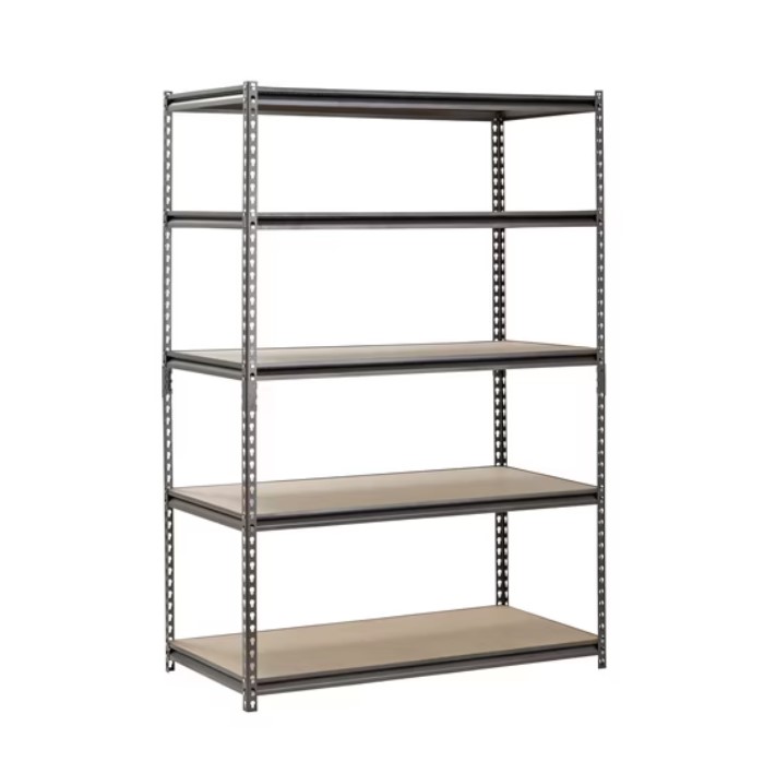 Muscle Rack 5-Shelf Shelving Unit (24" x 48" x 72") $65.77 15 Muscle Rack