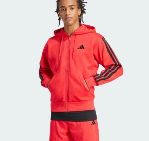 adidas Men's Essentials Fleece 3-Stripes Fleece Hoodie $21 13 adidas
