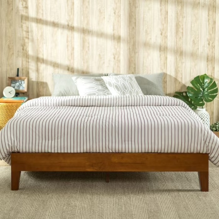 Zinus Wen 12" Deluxe Bamboo Platform Bed (Queen) $43 9 Zinus