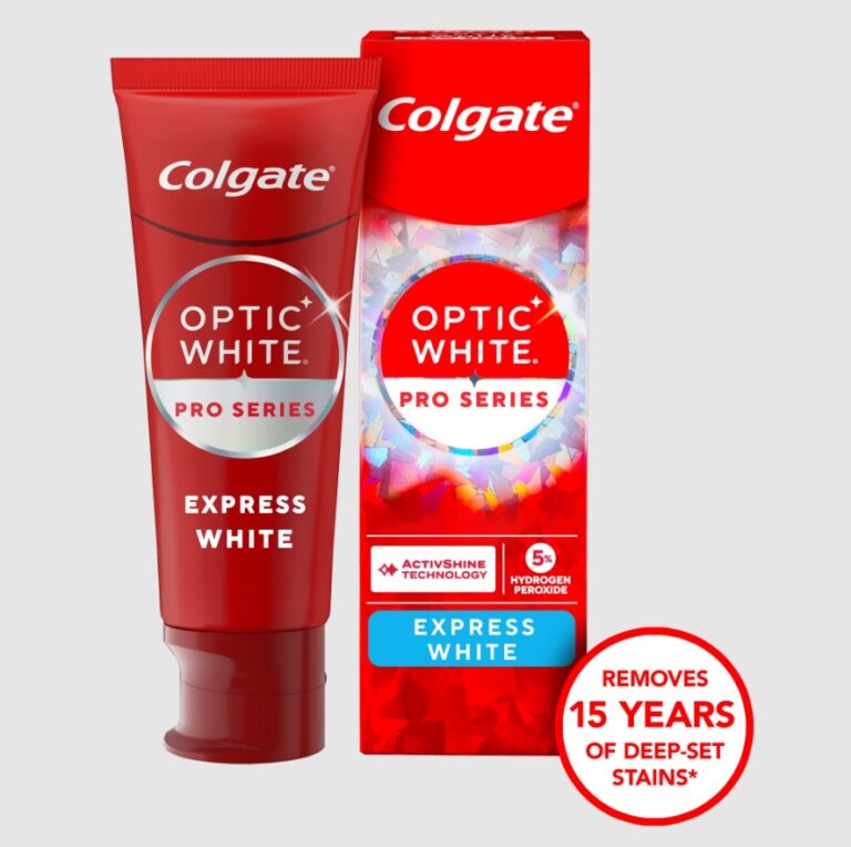 Colgate Optic White Pro Series 3oz Express White Toothpaste + $7 Walmart Cash $8.96 3 Colgate