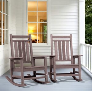 2-Piece SERWALL Oversized HDPE Outdoor Rocking Chair $170.99 21 SERWALL