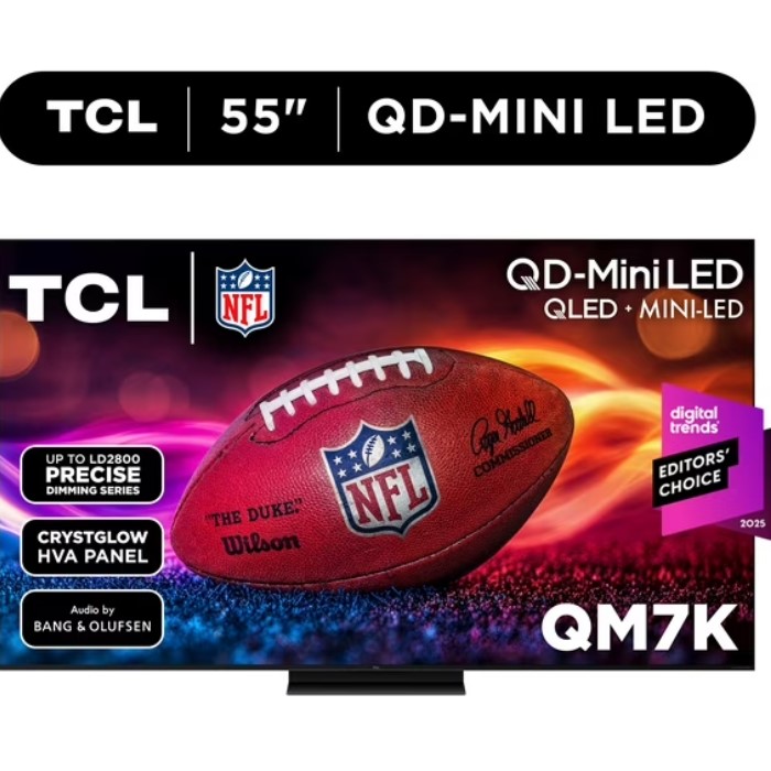 TCL 55QM7K 55" QD-Mini LED 4K 144Hz UHD Smart Google TV $597.99 17 TCL