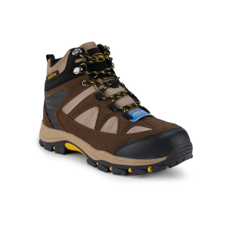 Goodyear Men's Teton Steel Toe Outdoor Hiker Work Boots $24.99 15 Goodyear