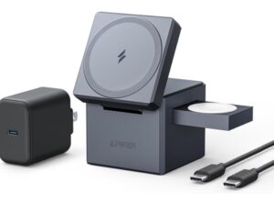 Anker 15W 3-in-1 MagSafe Wireless Charging Cube $64.99 1 Anker