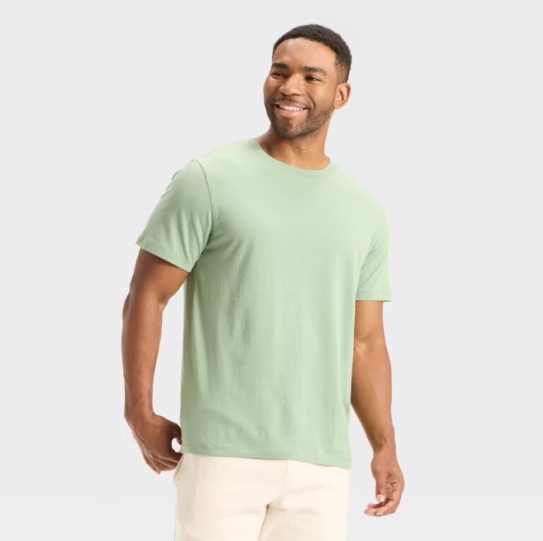 Goodfellow & Co Men's Every Wear Short Sleeve T-Shirt $5 15 Goodfellow & Co