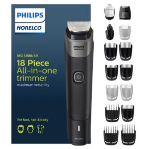 18-Piece Philips Norelco Multigroom Series 5000 All-in-One Trimmer (MG5900/49) $38.92 25 Philips