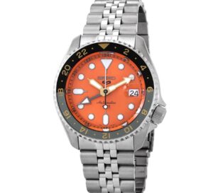 Seiko 5 Sports GMT Automatic Orange Dial Men's Watch $301.16 3 Seiko