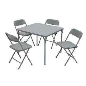 5-Piece Mainstays Resin Card Folding Table Set $69.94 1 Mainstays