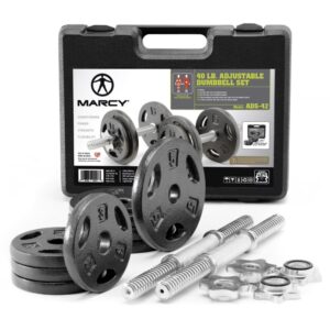 Marcy 40 lbs. Adjustable Dumbbell Set with Carrying Case $39.99 1 Marcy