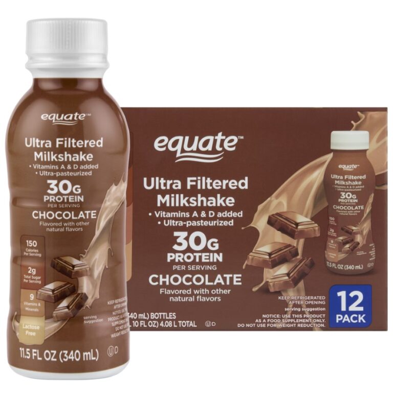 12-Pack Equate 11.5oz Ultra-Filtered Milk Protein Shake $14.88 5 Equate