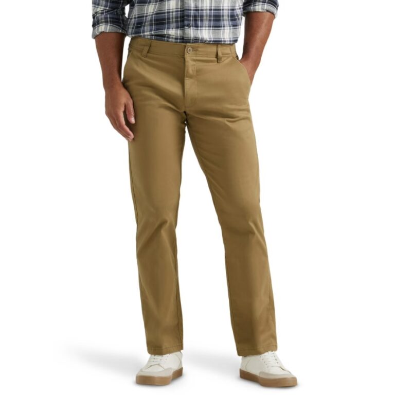 Lee Men’s Extreme Comfort Flat Front Pant $16.50 12 Lee