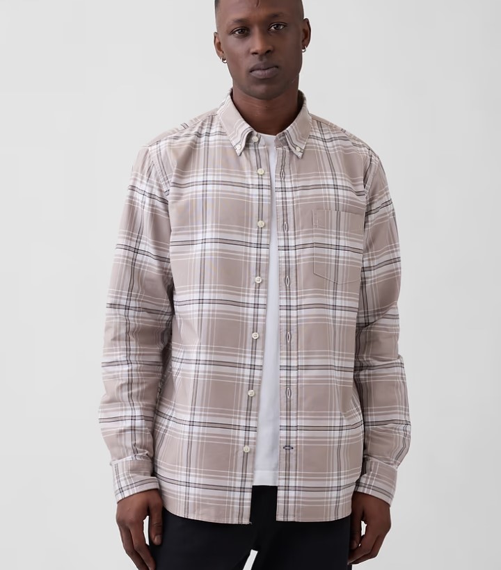 Gap Factory Men's Standard Fit Oxford Shirt $8.28 3 Gap Factory