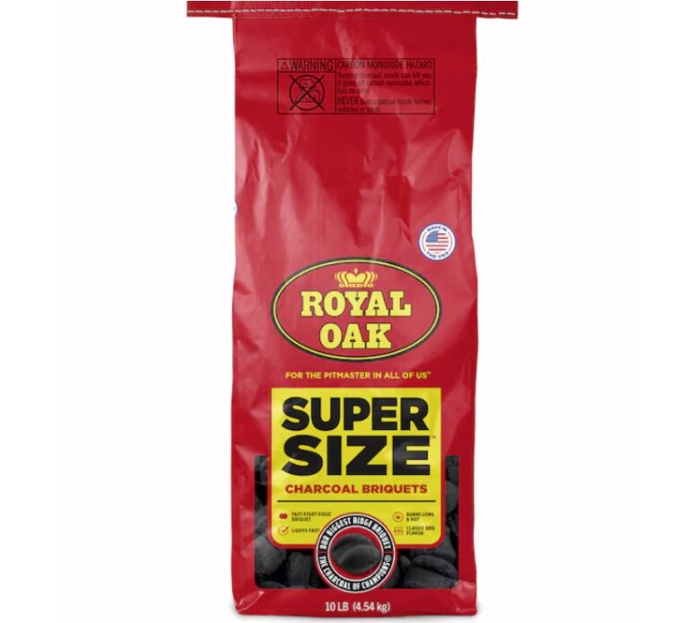 3-Pack Royal Oak Super Size 10-Pound Classic BBQ Charcoal Briquettes $9.99 9 Royal Oak