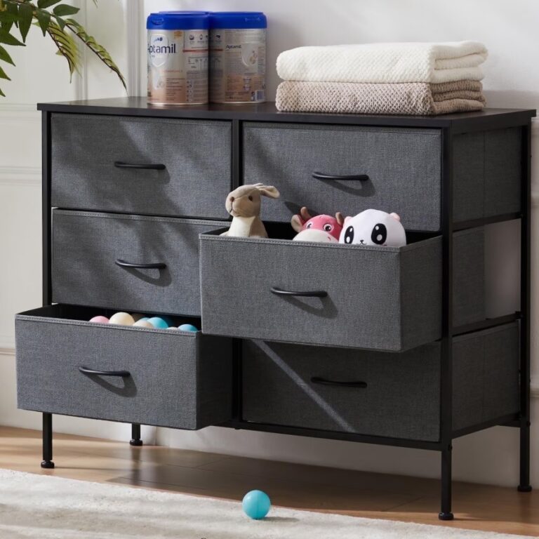 edx 6-Drawer Fabric Dresser Storage Cabinet $28.99 12 edx