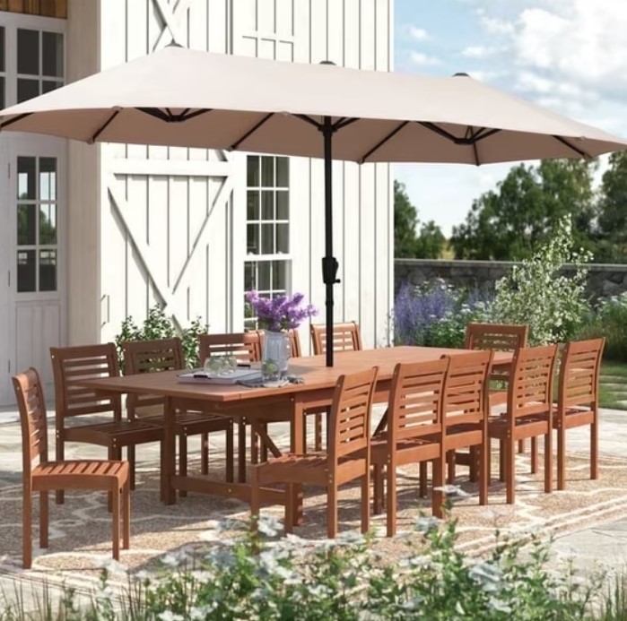 Ainfox 13ft Large Patio Umbrella $62.98 13 Ainfox