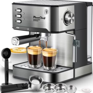 Plum Chef 20 Bar Espresso Machine with Milk Frother $76.99 25 Plum Chef