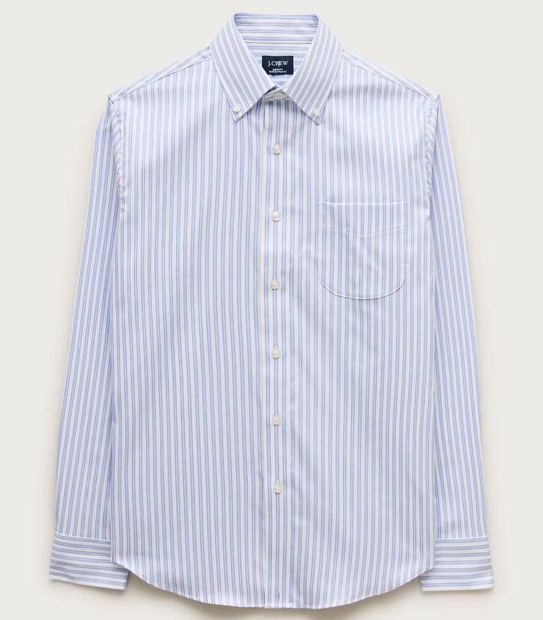J.Crew Men's Slim Bowery Performance Stretch Oxford Shirt with Button-Down Collar $35.19 9 J.Crew