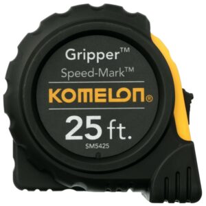 Komelon SM5425 25ft Speedmark Gripper Tape Measure $3.29 5 Komelon